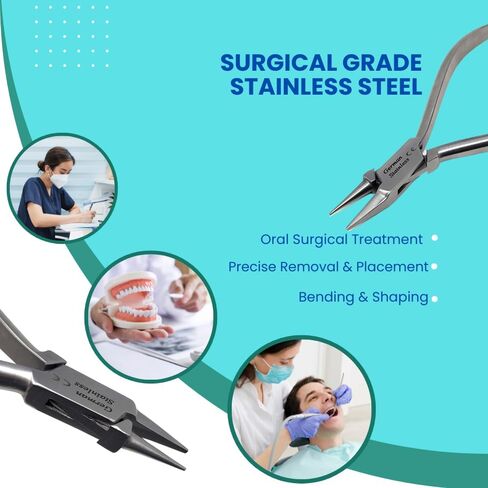 Dental Bird Beak Pliers Orthodontic Angle Wire Bending Instrument Made of Stainless Steel Gripping Pliers Dental Labs in Saudi Arabia