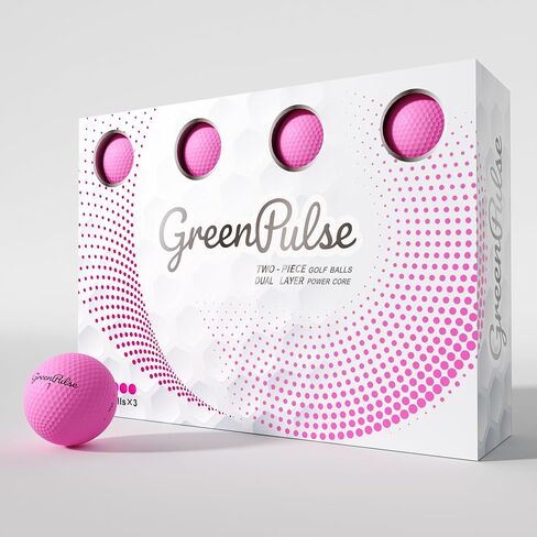 GREENPULSE Drive+ Distance Golf Balls – 2-Piece, Soft Feel with Low Spin Design for Maximum Distance in Saudi Arabia
