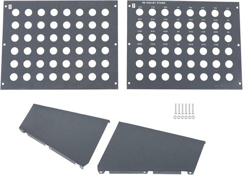 findmall 48-Slot R8 Collet Rack Holds 48 R8 Collets, Arbors, End Mill Adapters in Saudi Arabia