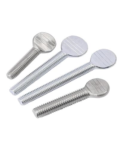 304 Stainless Steel/Carbon Steel Galvanized Hand Screw Badminton Racket/Thumb Bolt M4 - M10 1/4-20 5/16-18(Stainless,16MM_M4-10PCS) in Saudi Arabia