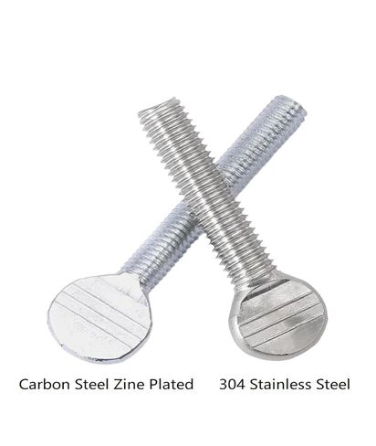 304 Stainless Steel/Carbon Steel Galvanized Hand Screw Badminton Racket/Thumb Bolt M4 - M10 1/4-20 5/16-18(Stainless,16MM_M4-10PCS) in Saudi Arabia