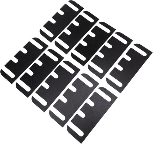 Zunate Door Hinge Shim Kit for 5/8 Inch Radius Corner, PVC Universal Hardware Spacer for Quick Adjustments and Alignment of Indoor Doors, 10 Piece Set Pack in Saudi Arabia