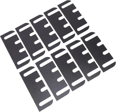 Zunate Door Hinge Shim Kit for 5/8 Inch Radius Corner, PVC Universal Hardware Spacer for Quick Adjustments and Alignment of Indoor Doors, 10 Piece Set Pack in Saudi Arabia