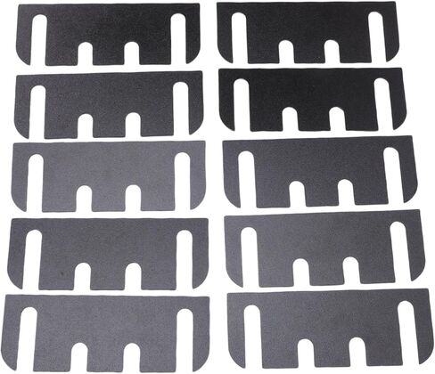 Zunate Door Hinge Shim Kit for 5/8 Inch Radius Corner, PVC Universal Hardware Spacer for Quick Adjustments and Alignment of Indoor Doors, 10 Piece Set Pack in Saudi Arabia