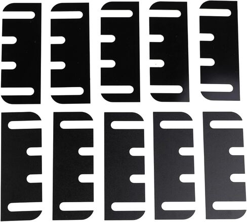 طقم إصلاح مفصلات الباب مع 10 حشوات PVC لملء الفجوات ومحاذاة المفصلات، مقاس 4 × 1.5 بوصة، متوافق مع مفصلات الأبواب القياسية مقاس 4 بوصة in Kuwait