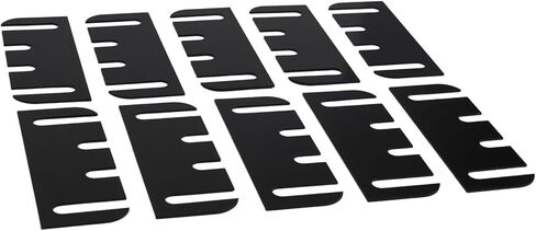 طقم إصلاح مفصلات الباب مع 10 حشوات PVC لملء الفجوات ومحاذاة المفصلات، مقاس 4 × 1.5 بوصة، متوافق مع مفصلات الأبواب القياسية مقاس 4 بوصة in Kuwait