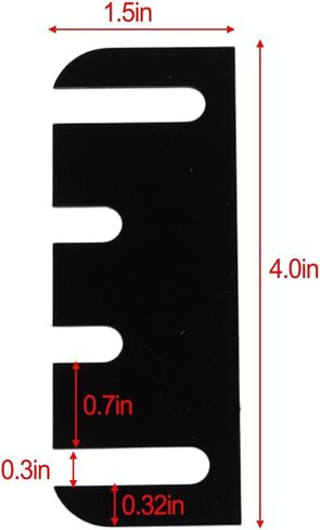 طقم إصلاح مفصلات الباب مع 10 حشوات PVC لملء الفجوات ومحاذاة المفصلات، مقاس 4 × 1.5 بوصة، متوافق مع مفصلات الأبواب القياسية مقاس 4 بوصة in Kuwait