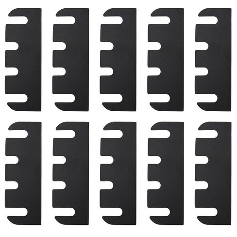 10 Pack 4 Inch Door Hinge Shims, PVC Repair Kit, Universal Spacers for Residential/Commercial/Cabinet/Exterior/Refrigerator Doors in Kuwait