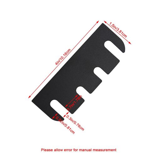 10 Pack 4 Inch Door Hinge Shims, PVC Repair Kit, Universal Spacers for Residential/Commercial/Cabinet/Exterior/Refrigerator Doors in Kuwait