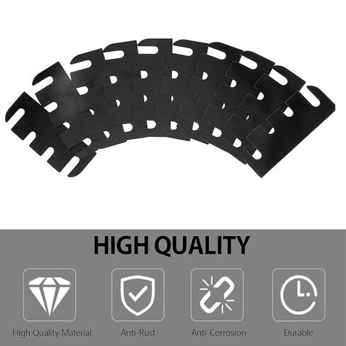 10 Pack 4 Inch Door Hinge Shims, PVC Repair Kit, Universal Spacers for Residential/Commercial/Cabinet/Exterior/Refrigerator Doors in Kuwait