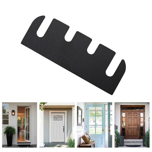 10 Pack 4 Inch Door Hinge Shims, PVC Repair Kit, Universal Spacers for Residential/Commercial/Cabinet/Exterior/Refrigerator Doors in Kuwait