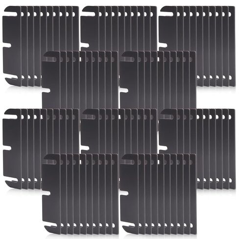 100 Pack Bulk Door Hinge Shims 3.5 Inch, 0.060 Inch Thick, Durable Plastic Spacers for Door Alignment, Fix Sticking & Sagging Doors, Trimmable Gap Filler for Air Leaks in Kuwait