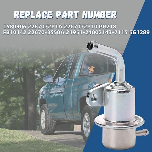 1580306 منظم ضغط حقن الوقود متوافق مع Nissan Pickup 1995-1997 D21 1993-1994 2.4L، OEM#2267072P1A 2267072P10 PR218 FB10142 in Saudi Arabia