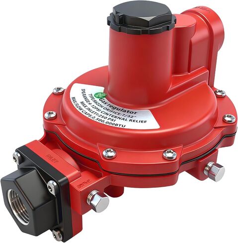 Propane Regulator R622H 1st Stage Gas Regulator, Adjustable 4–12 PSI, 3/4" NPT, High Capacity LP/Natural Gas Regulator for Residential, Commercial & Industrial System,Heater, Burner,Generator etc. in Saudi Arabia