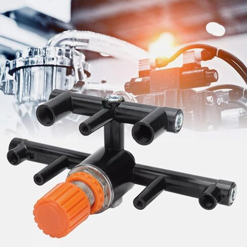 Air Compressor Manifold, Aluminum Alloy Air Compressor Parts, All-in-One Adjustable Bracket for Pressure Regulator Valve Accessory Switch in Saudi Arabia