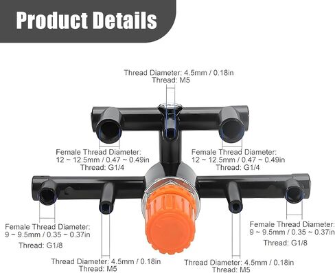 Air Compressor Manifold, Aluminum Alloy Air Compressor Parts, All-in-One Adjustable Bracket for Pressure Regulator Valve Accessory Switch in Saudi Arabia