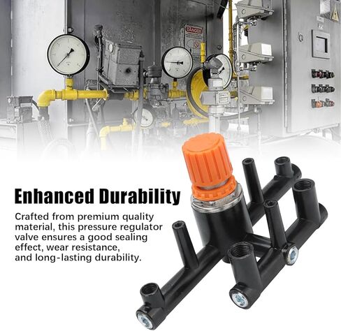 Air Compressor Manifold, Aluminum Alloy Air Compressor Parts, All-in-One Adjustable Bracket for Pressure Regulator Valve Accessory Switch in Saudi Arabia