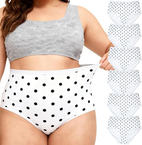 سراويل داخلية للملابس الداخلية للملابس الداخلية للسيدات الزائد للسيدات XL-5XL من 6 حزم in Kuwait