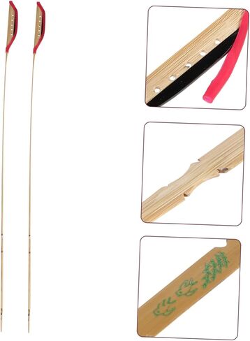 2 قطعة رأس الأبنوس Yangqin شرائط الخيزران ملحقات السنطور المرنة للآلات الموسيقية المتوافقة مع التقليدية Yangqin in Kuwait