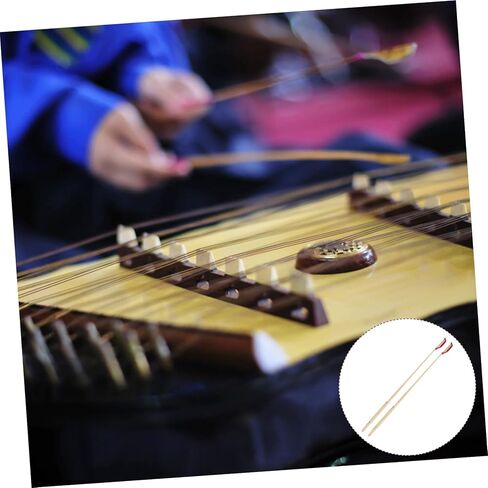 2 قطعة رأس الأبنوس Yangqin شرائط الخيزران ملحقات السنطور المرنة للآلات الموسيقية المتوافقة مع التقليدية Yangqin in Kuwait