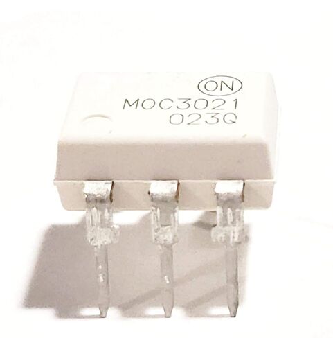 MOC3021M MOC3021 DIP6 من خلال فتحة محرك Triac ذات الطور العشوائي ومخرج Optocoupler (ذروة 400 فولت) وترانزستور ضوئي Optoisolator صديق للوحة التجارب (حزمة من 10) in Saudi Arabia