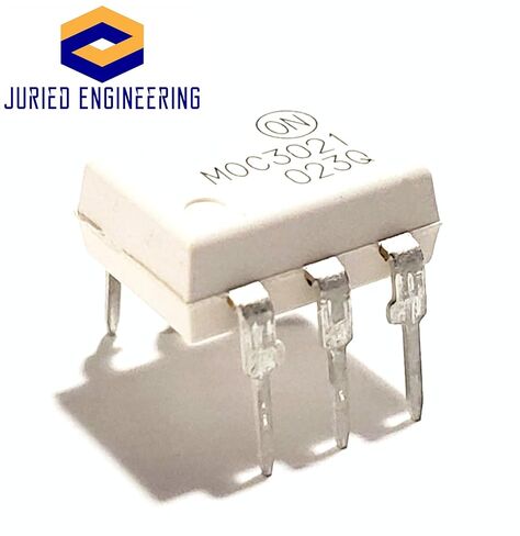 MOC3021M MOC3021 DIP6 من خلال فتحة محرك Triac ذات الطور العشوائي ومخرج Optocoupler (ذروة 400 فولت) وترانزستور ضوئي Optoisolator صديق للوحة التجارب (حزمة من 10) in Saudi Arabia
