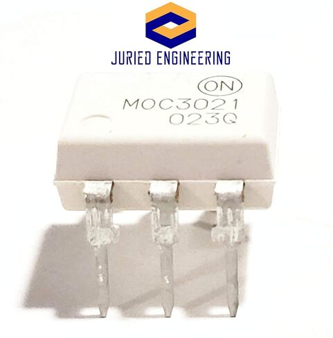 MOC3021M MOC3021 DIP6 من خلال فتحة محرك Triac ذات الطور العشوائي ومخرج Optocoupler (ذروة 400 فولت) وترانزستور ضوئي Optoisolator صديق للوحة التجارب (حزمة من 10) in Saudi Arabia