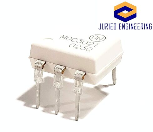 MOC3021M MOC3021 DIP6 من خلال فتحة محرك Triac ذات الطور العشوائي ومخرج Optocoupler (ذروة 400 فولت) وترانزستور ضوئي Optoisolator صديق للوحة التجارب (حزمة من 10) in Saudi Arabia