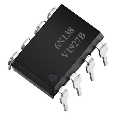 Chanzon 10pcs 6N138 Optocoupler DIP Installation DIP-8 High Speed Optocouple Compatible with 6N138M Optical Isolator in Saudi Arabia