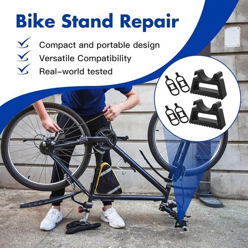Portable Bike Repair Stand, Quick Release Handlebars Support for Mountain/Road/E-Bikes, Heavy Duty Lightweight Maintenance Workstand for Home Garage & Outdoor Use in Saudi Arabia