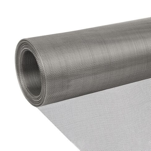 20mesh Stainless Steel Mesh Screen, 15.7"x78.7"(40x200cm) Metal Mesh Screen, 1mm Hole Woven Wire Mesh, No Rust and Easy to Cut for Air Vent, Window Screen, Cage, Filter Mesh DIY Projects in Saudi Arabia
