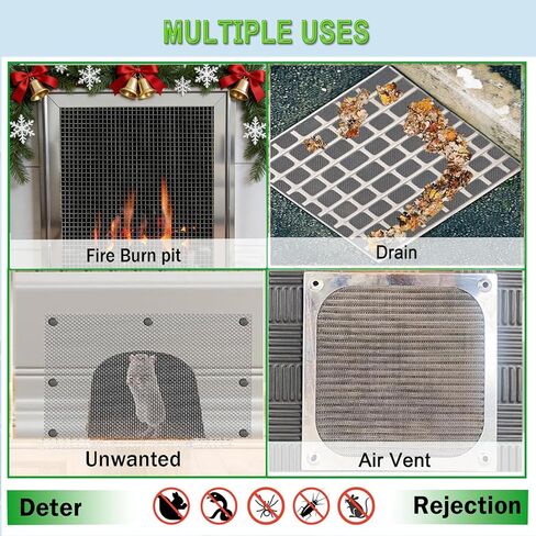 20mesh Stainless Steel Mesh Screen, 15.7"x78.7"(40x200cm) Metal Mesh Screen, 1mm Hole Woven Wire Mesh, No Rust and Easy to Cut for Air Vent, Window Screen, Cage, Filter Mesh DIY Projects in Saudi Arabia