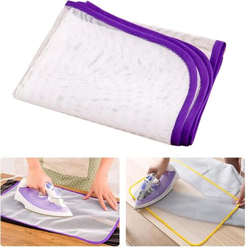 3Pcs Heat Resistant Ironing Mesh for Fabric Protection, High-Temperature Ironing Pad for Clothes, Anti-Scorch Protective Ironing Net in Saudi Arabia