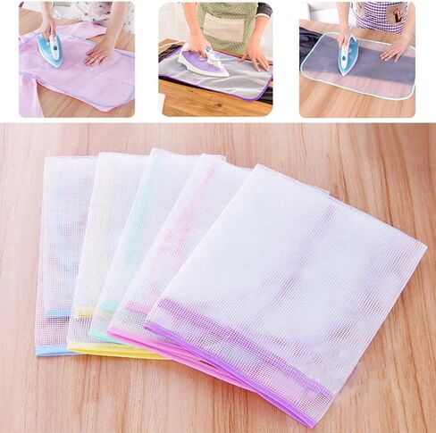 3Pcs Heat Resistant Ironing Mesh for Fabric Protection, High-Temperature Ironing Pad for Clothes, Anti-Scorch Protective Ironing Net in Saudi Arabia