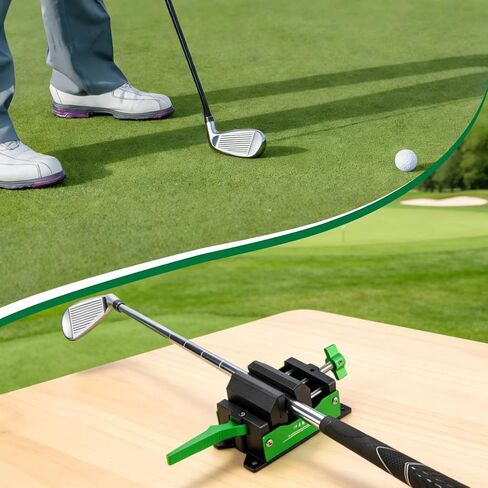 مجموعة أدوات إعادة الإمساك بنادي الجولف، مشبك ملزمة من الألومنيوم مع فك سريع، حامل مطاطي للمكاوي والسائقين، أداة إزالة مقبض عمود ورشة العمل المنزلية in Kuwait