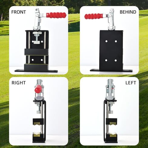 مشبك ملزمة نادي الجولف لإعادة الإمساك - ملزمة ألومنيوم شديدة التحمل مع فك غير قابل للانزلاق - يناسب جميع أعمدة الجرافيت والفولاذ in Kuwait