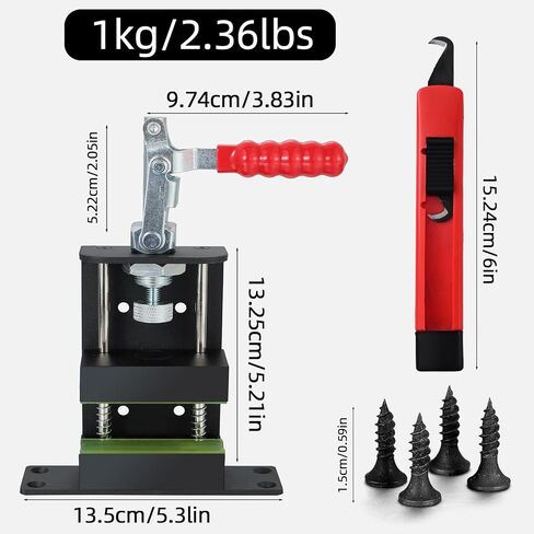 مشبك ملزمة نادي الجولف لإعادة الإمساك - ملزمة ألومنيوم شديدة التحمل مع فك غير قابل للانزلاق - يناسب جميع أعمدة الجرافيت والفولاذ in Kuwait