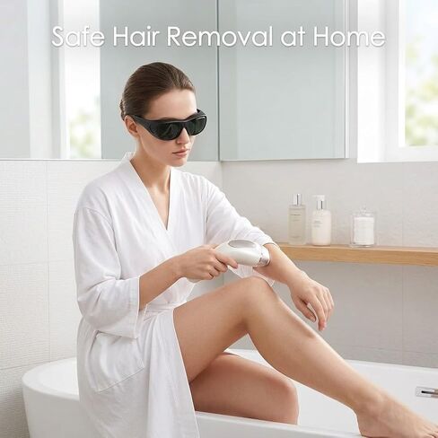 IPL Laser Safety Glasses for Hair Removal, 190–2000nm Eye Protection, OD 4+ Protective Goggles for Laser Hair Removal Devices, Lightweight Comfortable Fit in Saudi Arabia