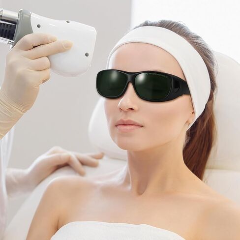 IPL Laser Safety Glasses for Hair Removal, 190–2000nm Eye Protection, OD 4+ Protective Goggles for Laser Hair Removal Devices, Lightweight Comfortable Fit in Saudi Arabia