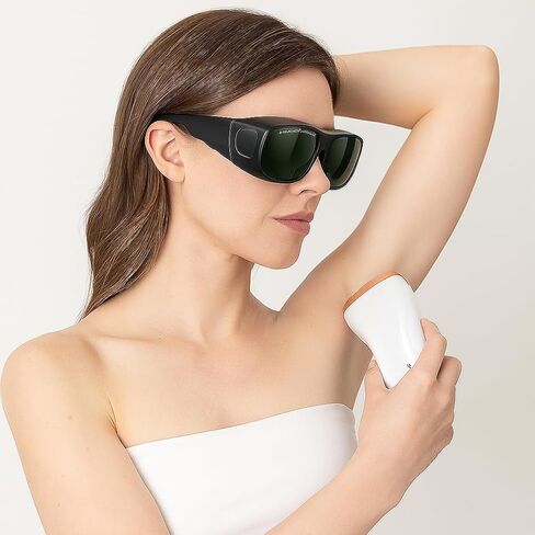 IPL Laser Safety Glasses for Hair Removal, 190–2000nm Eye Protection, OD 4+ Protective Goggles for Laser Hair Removal Devices, Lightweight Comfortable Fit in Saudi Arabia