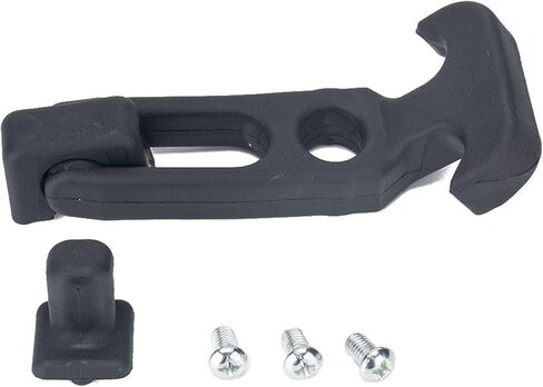 Elastic Shock Absorption Buckle T-Handle Hasp Draw for Latch with Brackets Rubber Hood Catch for Tool Box Vehicle Engine Flexible Latches T-Handle Latches with Brackets for Tool Box Vehicle Engine in Kuwait