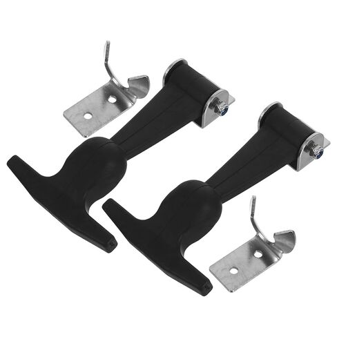 2pcs Stainless Steel Adjustable Locking T-Handle Draw Hasp Latch for Industrial Equipment Cabinet Security Tool Box Hood Catch in Saudi Arabia