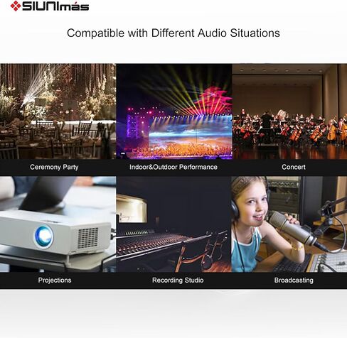 Pro 01A AUX to XLR 3Pin Noise Isolation Direct Box with Volume Controller and Grounding Switch Build-in Nylon Braided Cord Length 3.5ft Quality Durable 3.5mm AUX Plug (Pro 01A AUX-XLR) in Kuwait