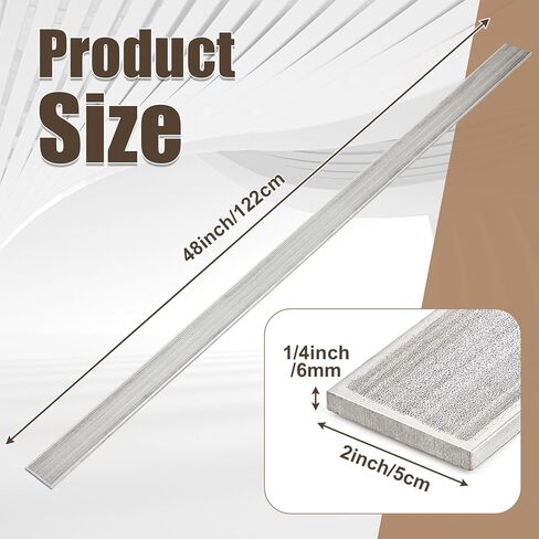 LEIFIDE 2 x 1/4 x 48 Inch Steel Flat Bar Metal Stock Hot Rolled Steel Plate Solid Plain Metal Flat Bar Stock in Saudi Arabia