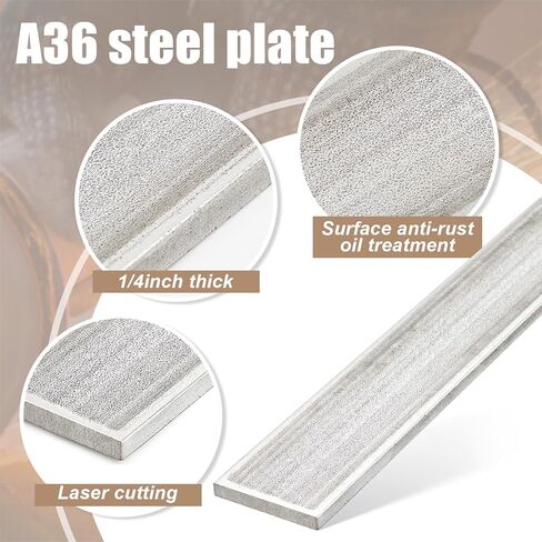 LEIFIDE 2 x 1/4 x 48 Inch Steel Flat Bar Metal Stock Hot Rolled Steel Plate Solid Plain Metal Flat Bar Stock in Saudi Arabia