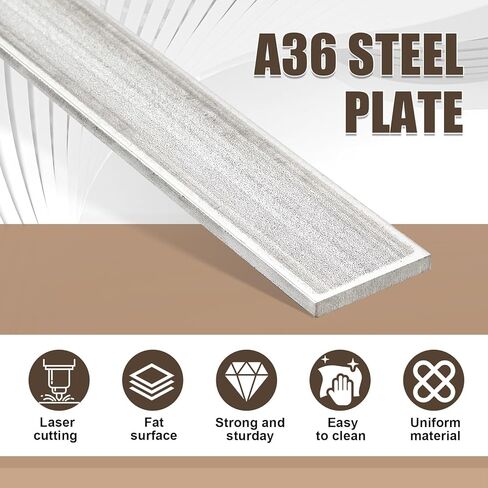 LEIFIDE 2 x 1/4 x 48 Inch Steel Flat Bar Metal Stock Hot Rolled Steel Plate Solid Plain Metal Flat Bar Stock in Saudi Arabia
