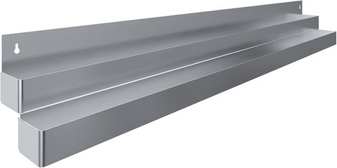 72" Bottle Rack for Bars, Restaurants & Foodservice | Extra-Wide Dual-Line Underbar Organizer - Speed Rails Made up of Stainless Steel (72 Double Rail) in Kuwait