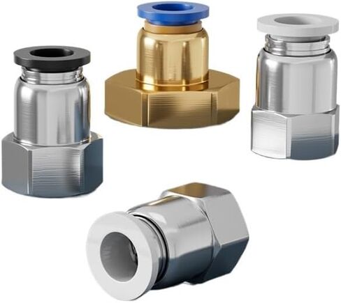 2 قطعة أنابيب هواء مكونة بالهواء المضغوط وصلة سريعة مضخة موصل سريع مع خيط داخلي مستقيم من خلال 8Mmpcf6-01/4-02/10-03(Pcf14-04(أزرق)) in Kuwait