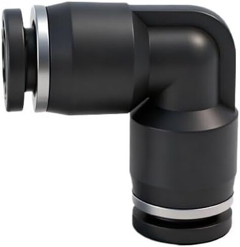 2Pcs Black Pneumatic Air Tube Bend Through Quick Plug PV4/6/8/12/14/16mm Hose Connector Quick Air Pump Component(PV16black) in Saudi Arabia