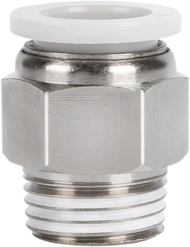 2 قطعة خرطوم النحاس هوائي موصل سريع PC8-02mm مستقيم من خلال الأبيض موصل هوائي إدراج سريع موصل أنابيب الغاز (WhitePC10-01) in Kuwait